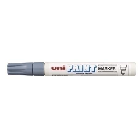 Pack 12 Unid. MARCADOR UNI-BALL UNI PAINT PX-20 GRIS 545608000