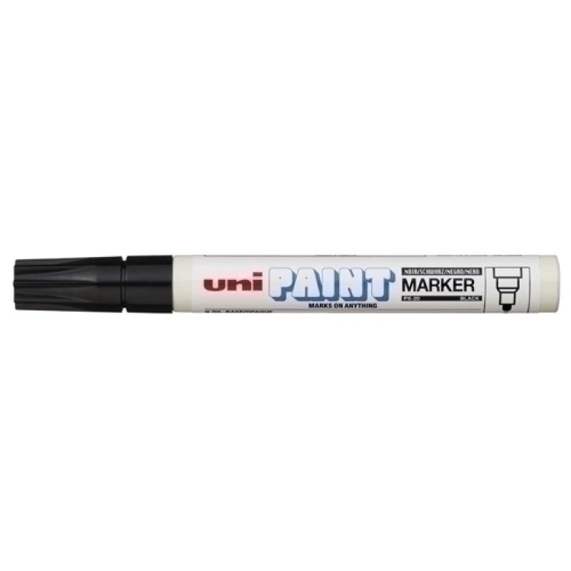 Pack 12 Unid. MARCADOR UNI-BALL UNI PAINT PX-20 NEGRO 545616000
