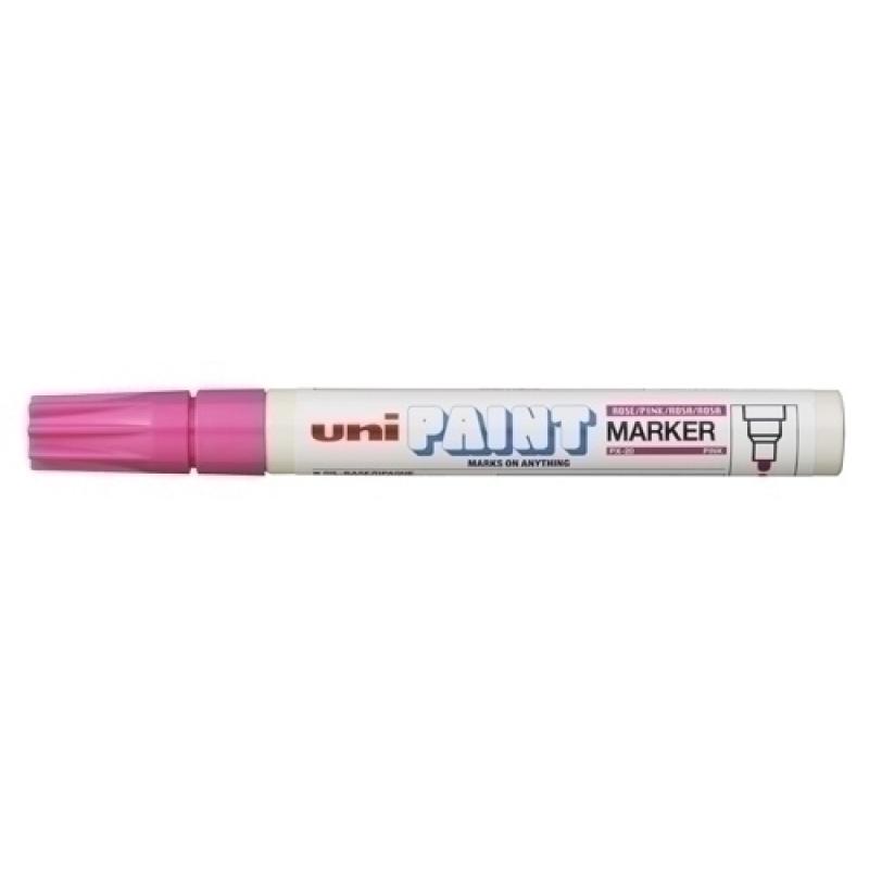 Pack 12 Unid. MARCADOR UNI-BALL UNI PAINT PX-20 ROSA 545574000