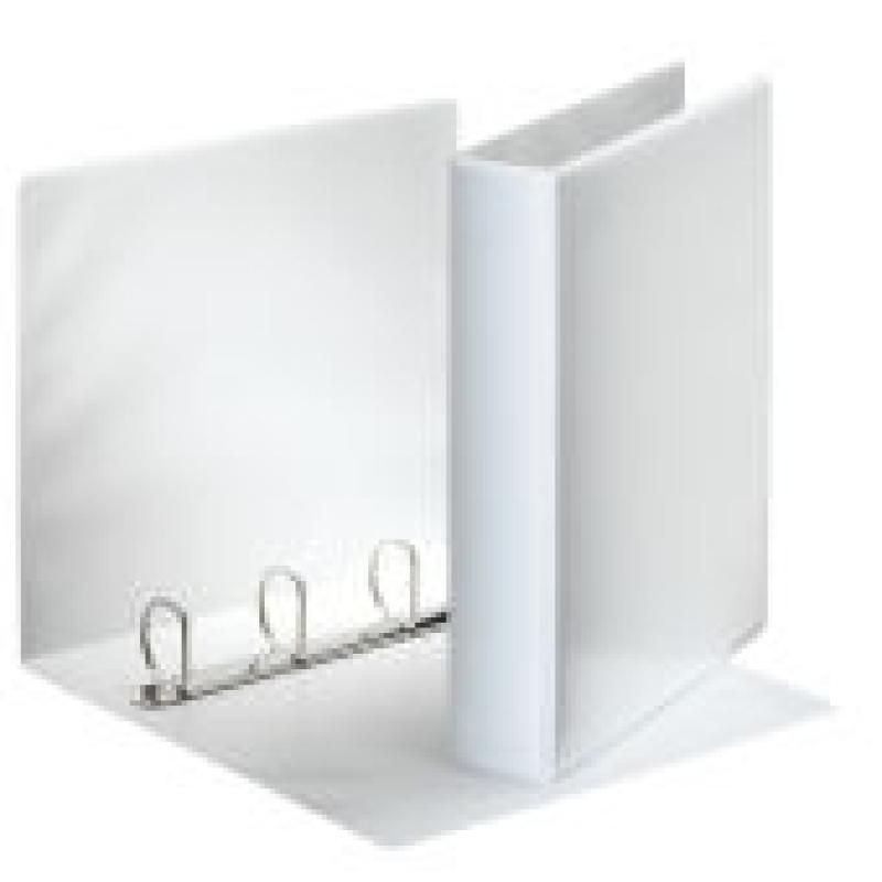 Pack 10 Unid. Presentation Ring Binders carpeta de cartón A4 Blanco 49704