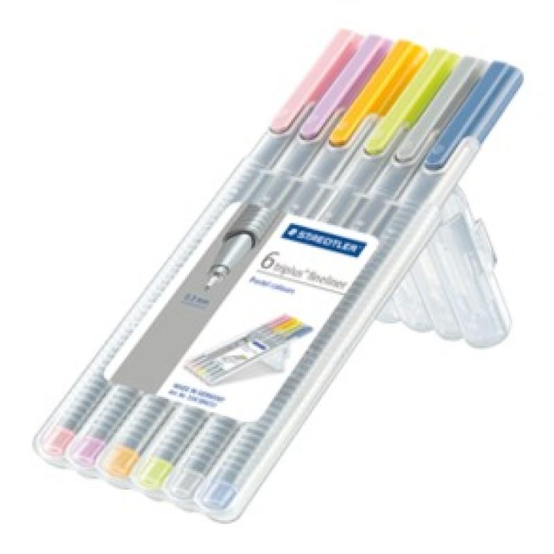 triplus fineliner 334 rotulador de punta fina Multi 6 pieza(s) Pack 2 Unidades 334 SB6CS1