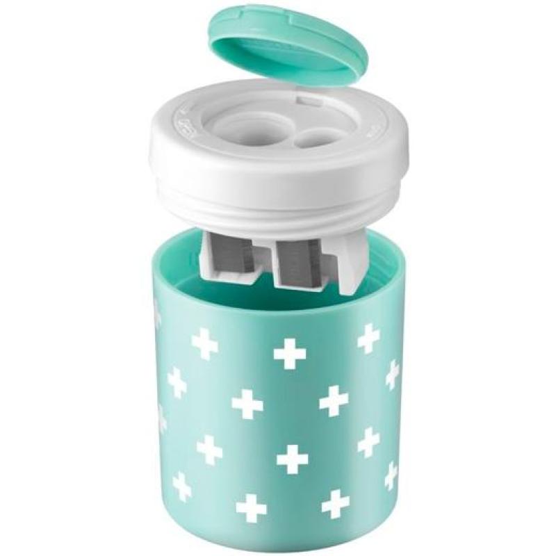 BL. SACAPUNTAS DOBLE MILAN +EDITION ANTIBAC. TURQ - Pack de 1 unidad BWM10448IBGGR