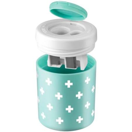 BL. SACAPUNTAS DOBLE MILAN +EDITION ANTIBAC. TURQ - Pack de 1 unidad BWM10448IBGGR
