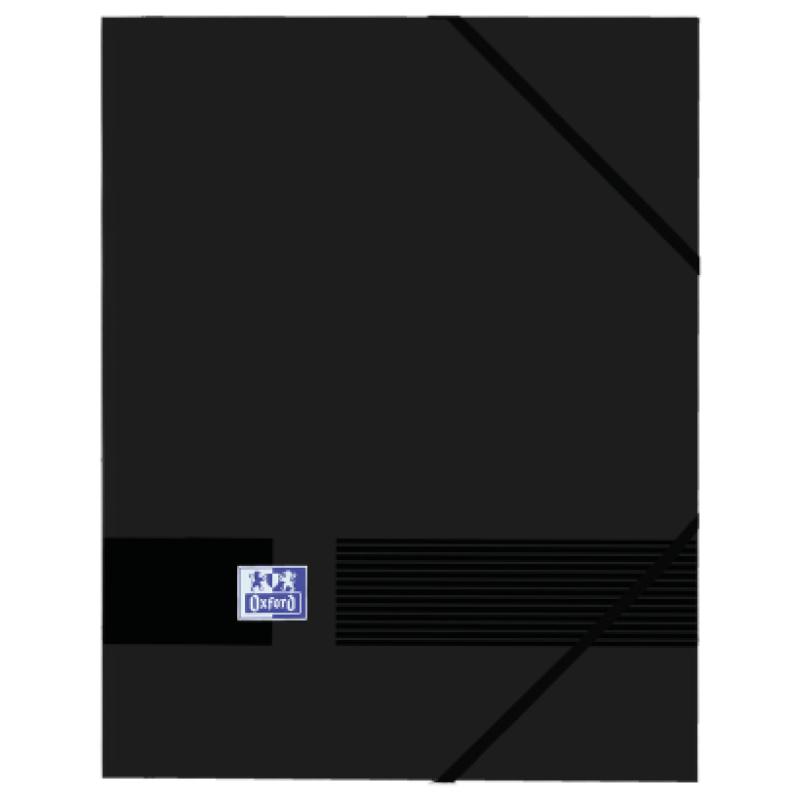 400160221 carpeta Plástico, Caucho Negro A4+