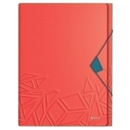 CLASIF.ACORD.LEITZ PP A4 6 SEP.ROJO - Pack de 5 unidades