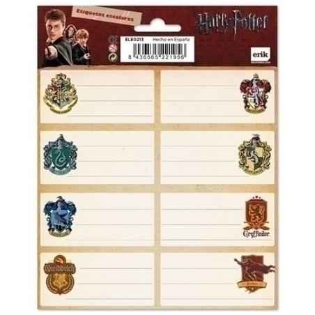 ETIQUETA ESCOLAR ERIK 15,8x20 HARRY POTT