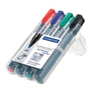 Lumocolor permanent marcador permanente Negro, Azul, Verde, Rojo - Pack 2 Unidades 352 WP4