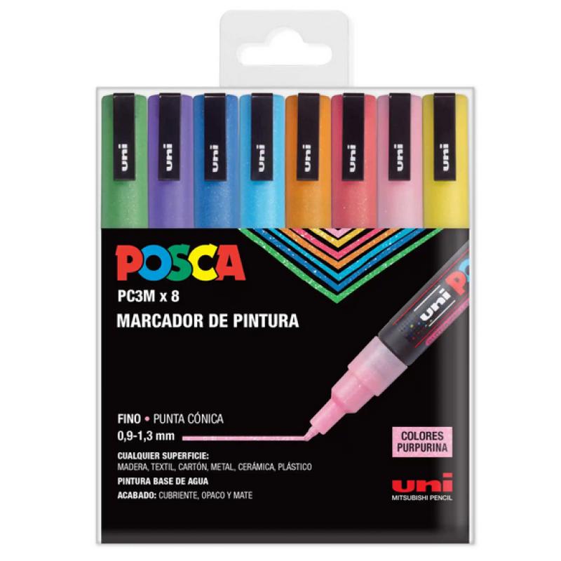 POSCA PC-3M/8C
