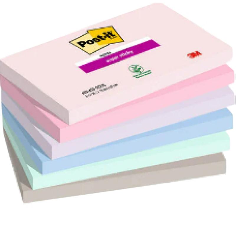 7100259202 nota autoadhesiva Rectángulo Azul, Verde, Gris, Rosa, Púrpura 90 hojas Autoadhesivo