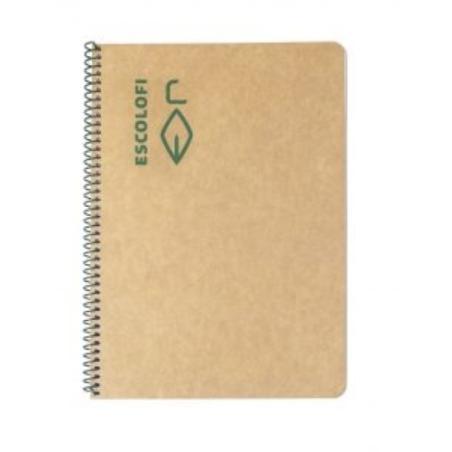 BLOCK ESCOLOFI 4º100h 5x5 80g ECOLOGICO - Pack de 5 unidades