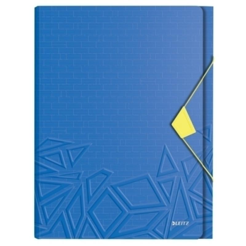 CLASIF.ACORD.LEITZ PP A4 6 SEP.AZUL - Pack de 5 unidades