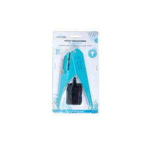 66210117 perforador de papel Verde