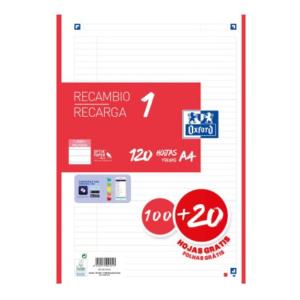 400158166 papel de cuaderno 210 x 297 mm (A4) 120 hojas