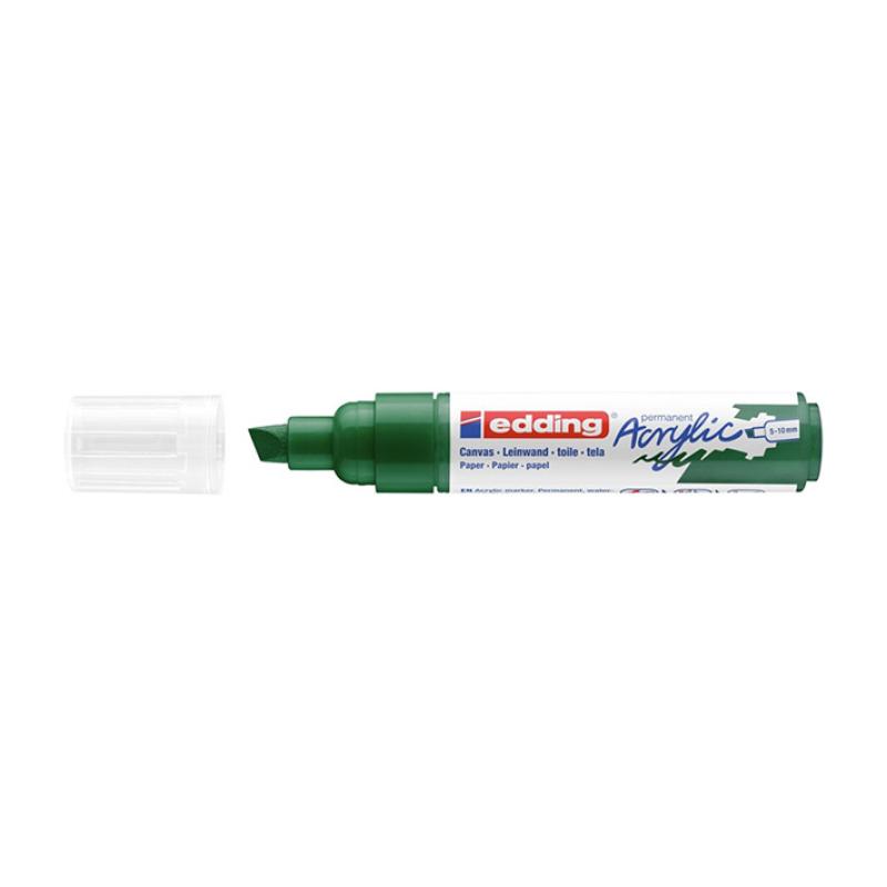 5000 Acrylic Marker Broad marcador permanente Punta de cincel Verde 1 pieza(s)