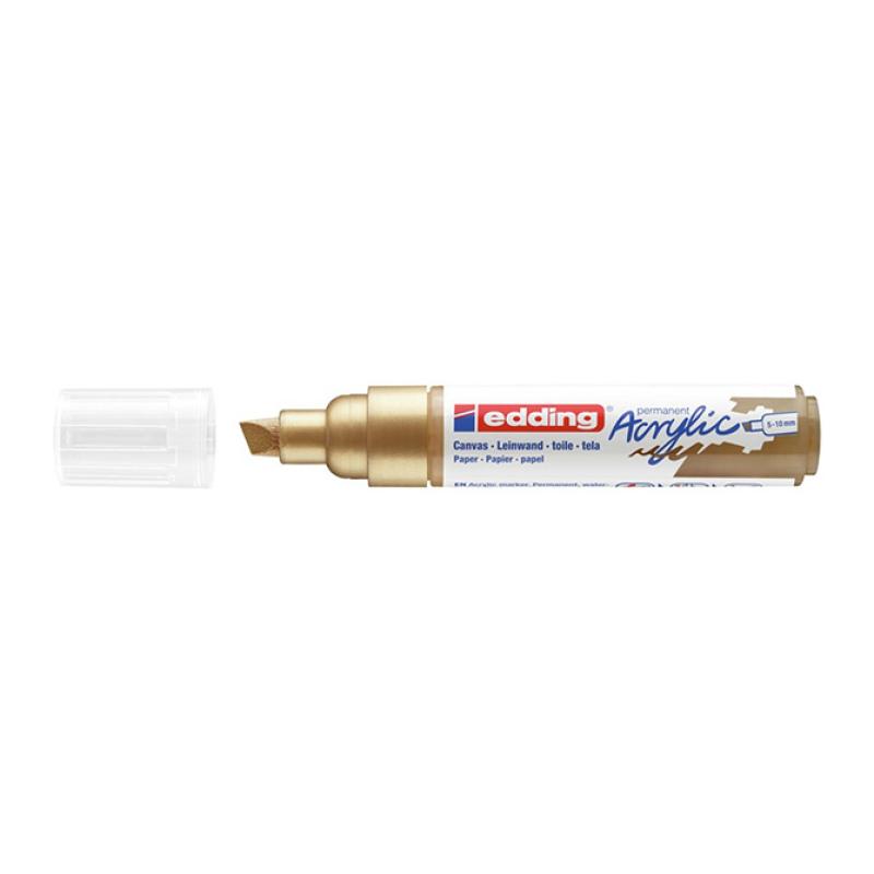 5000 Acrylic Marker Broad marcador permanente Punta de cincel Oro 1 pieza(s)