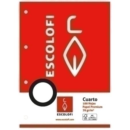 RECAMBIO ESCOLOFI 4º 100h 4 TAL. LISO