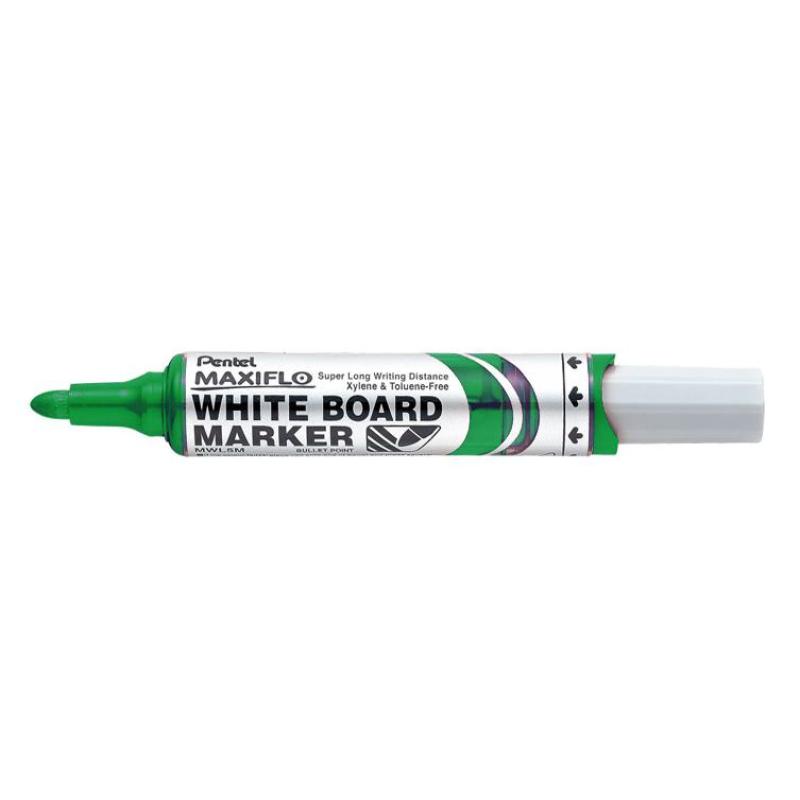 Maxiflo marcador Punta redonda Verde MWL5M-D Pack 12 Unid.