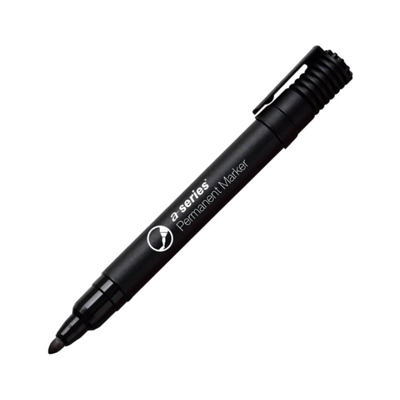MARCADOR A-SERIES PERM PTA CONICA NEGRO AS1093
