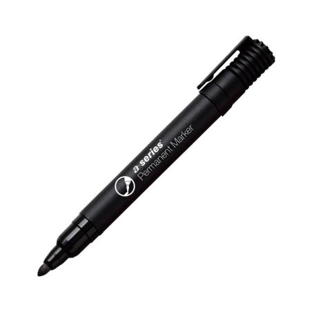 MARCADOR A-SERIES PERM PTA CONICA NEGRO AS1093