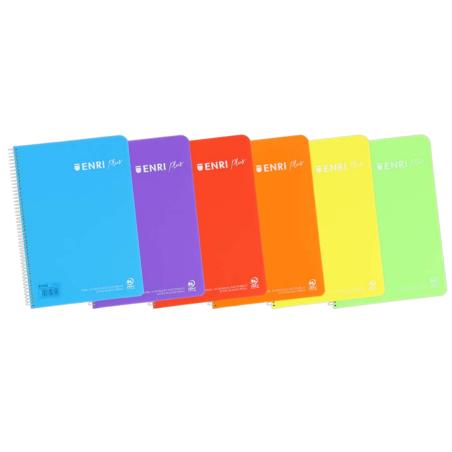 Plus cuaderno y block 80 hojas Colores surtidos