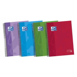 CUADERNO EUROPEANBOOK 4 TAPA EXTRADURA A4+ 120 HOJAS 5X5 COLORES SURTIDOS CON SEPARADORES-50% HOJAS GRATIS OXFORD 400027275 Pack
