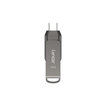 JumpDrive Dual Drive D400 unidad flash USB 64 GB USB Type-A / USB Type-C 3.2 Gen 1 (3.1 Gen 1) Plata