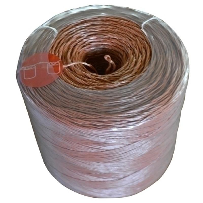 CORDEL PLASTICO ROJO ROLLO 1200 m.