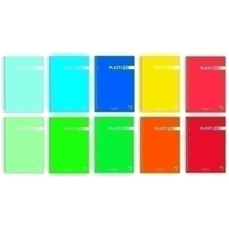 BLOCK PACSA PLASTIPAC PP A4 100h LISO (1 - Pack de 4 unidades