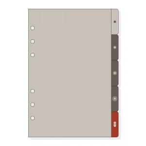 1966354 divisor Cloruro de polivinilo (PVC) Gris