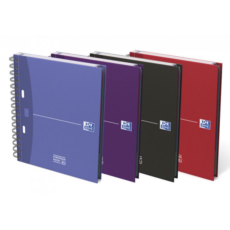 100100314 cuaderno y block A5 Púrpura, Azul, Rojo, Negro 100100314