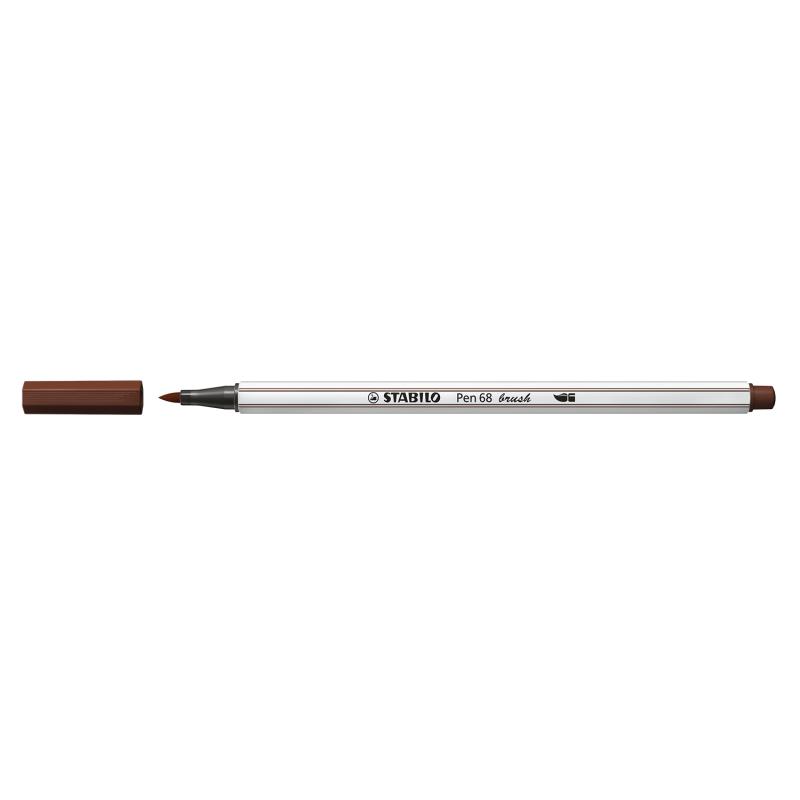 Pen 68 brush rotulador Medio Marrón 10 pieza(s) 568/45