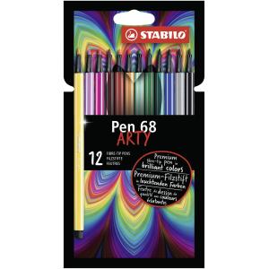 Pen 68 ARTY rotulador Multicolor 12 pieza(s) 6812-1-20 - Pack de 6 unidades