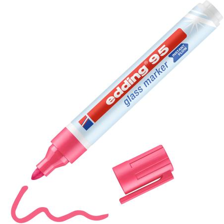 95 Glass marcador 10 pieza(s) Punta redonda Rosa 4-95009