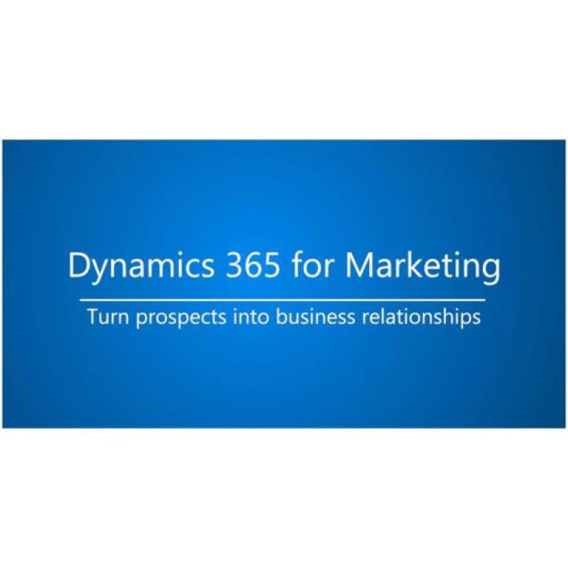 DYNAMICS 365 FOR MKT ATTACH FACULTY