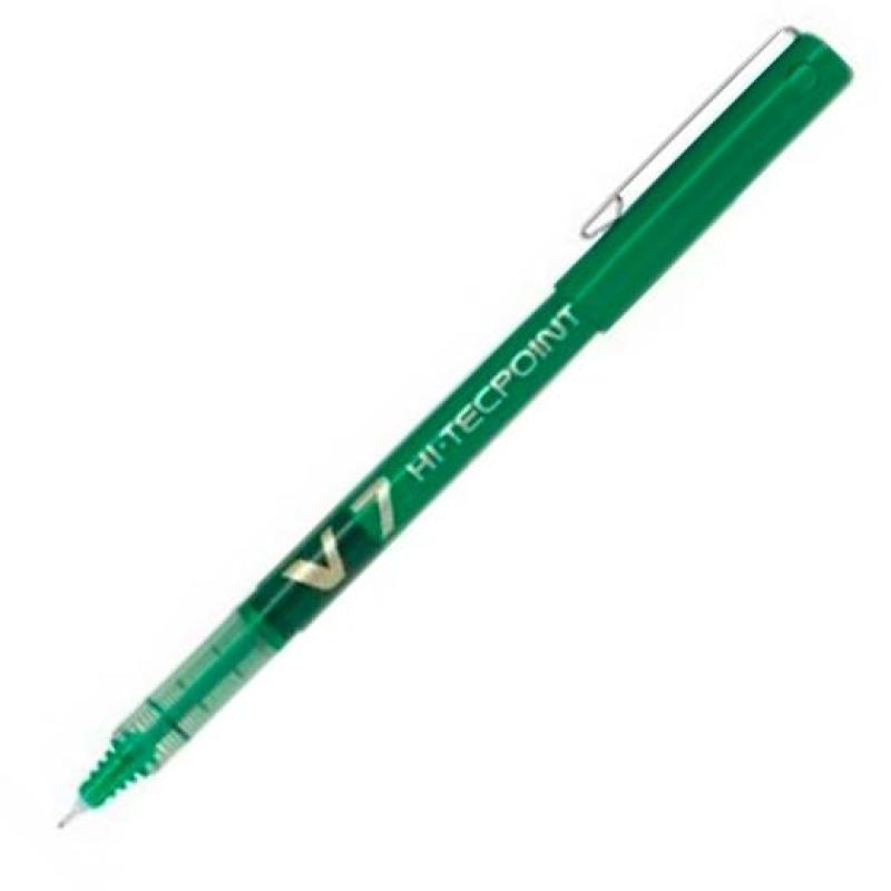 ROLLER PILOT TINTA LIQ. V7 0.7MM VERDE - Pack de 12 unidades - BX-V7-G VE