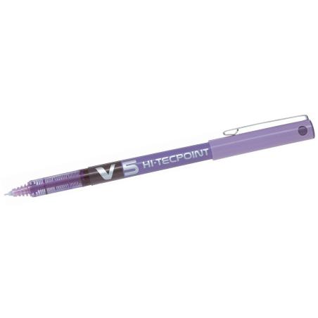 Hi-Tecpoint V5 Bolígrafo cilíndrico Púrpura 1 pieza(s) 100101208