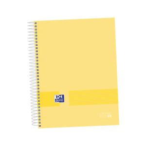 400149497 cuaderno y block A4+ 120 hojas Gris, Color menta, Rosa, Amarillo - Pack de 5 unidades - 400149497