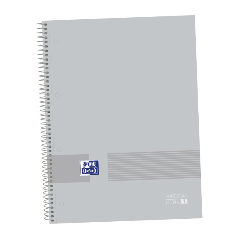 400149496 cuaderno y block A4+ 80 hojas Gris - Pack de 5 Unidades - 400149496