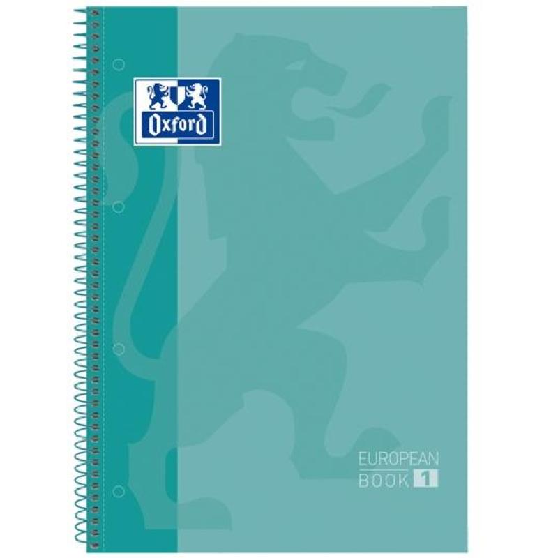 CUAD. EBOOK1 OXFORD A4+80H.HZTL VE.MENTA - Pack de 5 unidad - 400078125