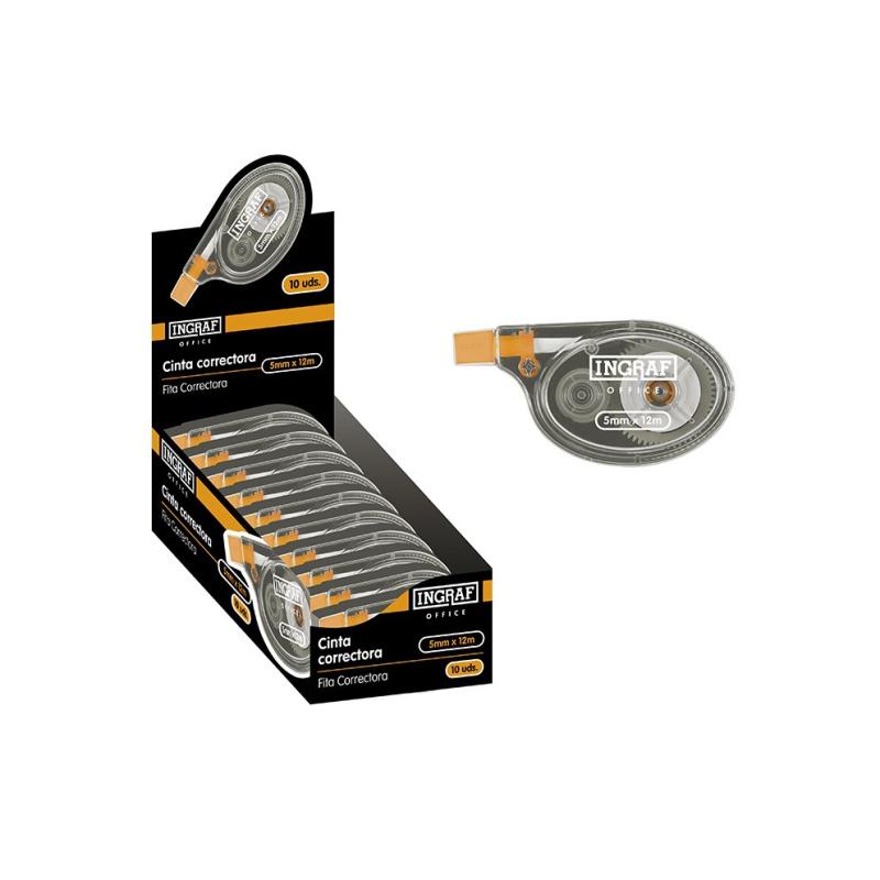 330645 corrección de películo/cinta 12 m Multicolor 10 pieza(s)