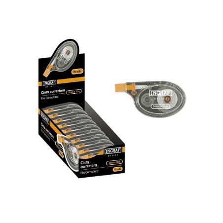 330645 corrección de películo/cinta 12 m Multicolor 10 pieza(s)