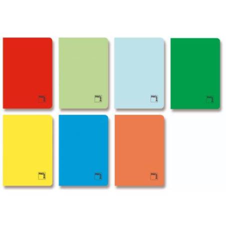 LIBRETA GOFRADA TAPA CARTULINA 70 GRS. A-5+ 48 HOJAS HORIZONTAL 8 COLORES SURTIDOS CON MARGEN SURTIDO PACSA - Pack de 10 Unidade