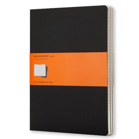 Cahier cuaderno y block 120 hojas Negro
