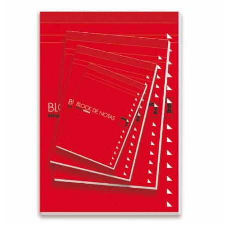 BLOC DE NOTAS CON TAPA 60 GRS. 16º (75X105MM.) 80 HOJAS CUADRÍCULA 4X4 PACSA - Pack de 10 Unidades .- 18906