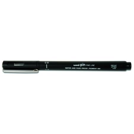 ROTUL.UNI PIN MANGA 0,8 mm NEGRO - 1 pieza(s) - 482380000