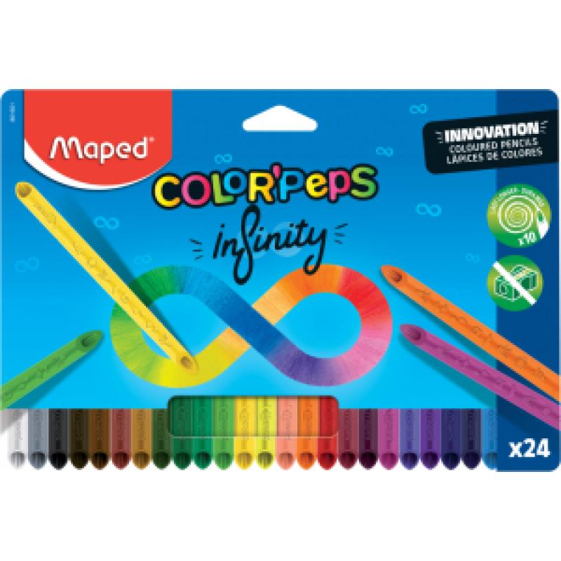 ColorPeps Lápices de colores Infinity x24
