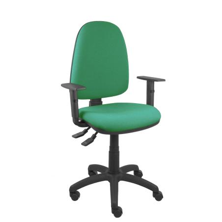 Silla Ayna S bali verde esmeralda con brazos regulables