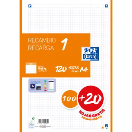 400158163 papel de cuaderno 210 x 297 mm (A4) 120 hojas
