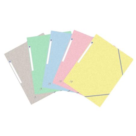 400117805 carpeta Cartón Azul, Verde, Gris, Amarillo, Rosa A4