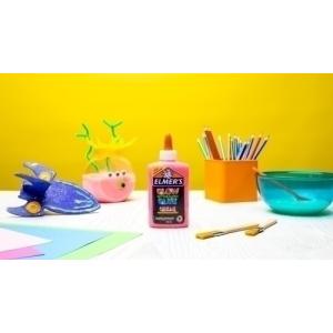 COLA ELMER´S SLIME BRILLA OSC. ROSA